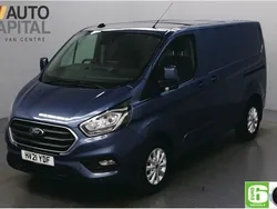 Blue Used 2021 Ford Transit Custom Limited | £23,628 (Fair price)