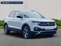 White Used 2023 VW T-Cross Black Edition SUV | £18,179 (Fair price)
