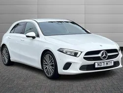Polar white Used 2021 Mercedes A180 Executive Hatchback | £19,496 (Fair price)