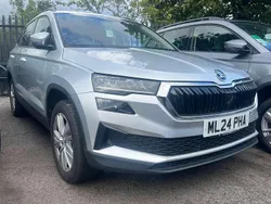 Brilliant silver metallic Used 2024 Skoda Karoq SE Drive SUV | £20,700 (Good price)