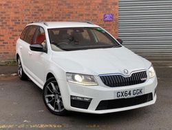 White Used 2015 Skoda Octavia vRS Estate | £7,295 (Fair price)