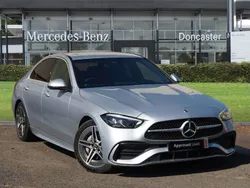 Silver Used 2024 Mercedes C200 AMG line Sedan | £30,750 (Fair price)