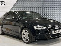 Black Used 2019 Audi A3 S-Line Sedan | £14,351 (Fair price)