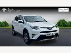 White Used 2017 Toyota RAV4 Hybrid Business Edition SUV | £17,330 (Good price)