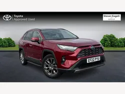 Red Used 2022 Toyota RAV4 Hybrid SUV | £32,690 (A bit pricey)