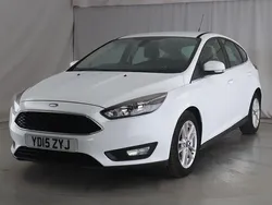 White Used 2015 Ford Focus Zetec Hatchback | £4,980 (Fair price)