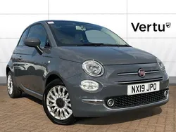 Grey Used 2019 Fiat 500 Lounge Hatchback | £8,232 (Fair price)