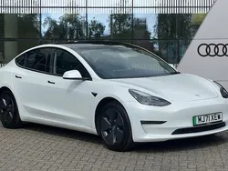 White Used 2021 Tesla Model 3 Long Range AWD Sedan | £17,999 (A bit pricey)