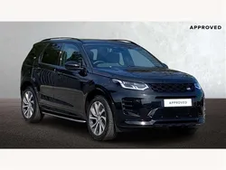 Santorini black Used 2025 Land Rover Discovery Sport SE Dynamic SUV | £44,695 (Expensive)