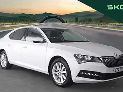 Moon white metallic Used 2024 Skoda Superb SE Technology Hatchback | £25,495 (A bit pricey)