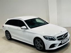 White Used 2019 Mercedes C300 AMG line Estate | £13,800 (Fair price)