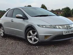 Silver Used 2008 Honda Civic ES Hatchback | £1,690 (Fair price)