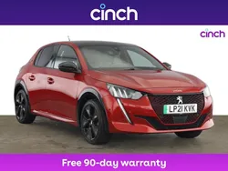 Red Used 2021 Peugeot e-208 GTi Hatchback | £11,699 (Fair price)