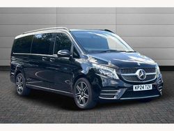 Obsidian black Used 2024 Mercedes V300 AMG line MPV | £66,699 (A bit pricey)