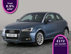 Blue Used 2018 Audi A1 S-Line Hatchback | £10,279 (Fair price)