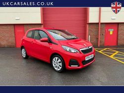 Red Used 2014 Peugeot 108 Active Hatchback | £3,699 (Fair price)