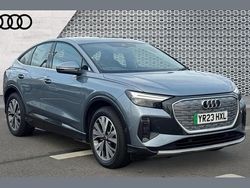 Blue Used 2023 Audi Q4 Sportback e-tron Sport SUV | £25,890 (Good price)
