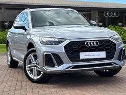 Silver Used 2024 Audi Q5 S-Line SUV | £34,980 (Good price)