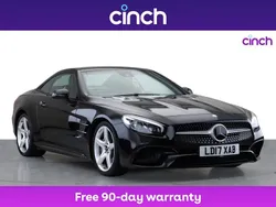 Black Used 2017 Mercedes SL400 AMG line Cabriolet | £34,099