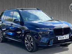 Blue Used 2024 BMW X7 M Sport SUV | £76,899 (Fair price)