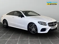 White Used 2017 Mercedes E220 AMG line Coupe | £16,295 (Good price)