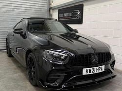 Black Used 2021 Mercedes E400 AMG line Coupe | £34,489 (Fair price)