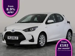 White Used 2021 Toyota Yaris Hybrid Hatchback | £13,589 (Good price)