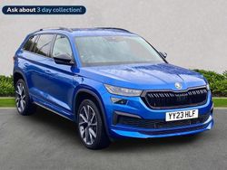 Blue Used 2023 Skoda Kodiaq SportLine SUV | £33,006 (Fair price)