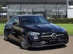 Black Used 2024 Mercedes C200 AMG line Sedan | £33,995 (A bit pricey)