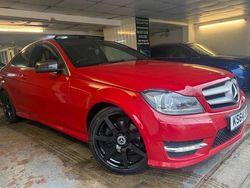 Red Used 2015 Mercedes C220 Sport Edition Coupe | £6,990