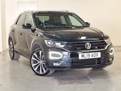 Black Used 2019 VW T-Roc R-line SUV | £20,498 (Good price)