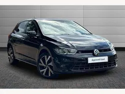 Black Used 2022 VW Polo R-line Hatchback | £18,050 (Fair price)