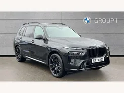 Black New 2025 BMW X7 M Sport SUV | £82,995