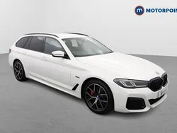 White Used 2022 BMW 530e M Sport Estate | £27,299 (Good price)