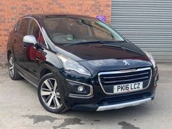 Black Used 2016 Peugeot 3008 Allure Hatchback | £3,795 (Good price)