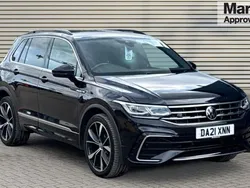 Black Used 2021 VW Tiguan R-line SUV | £25,608 (Fair price)