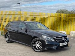 Black Used 2015 Mercedes E220 AMG Estate | £8,494 (Fair price)