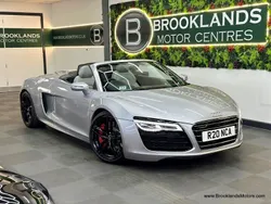 Silver Used 2015 Audi R8 Spyder Advanced Cabriolet | £62,285