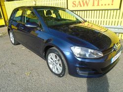 Blue Used 2014 VW Golf VII SE Hatchback | £7,295 (Fair price)