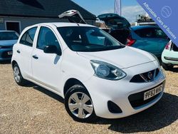 White Used 2014 Nissan Micra Visia Hatchback | £4,695 (Fair price)