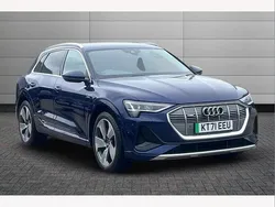 Navarra blue Used 2021 Audi e-tron S-Line SUV | £25,895 (A bit pricey)
