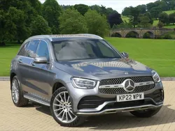 Selenite grey metallic Used 2022 Mercedes GLC300 AMG Line Premium Estate | £29,900 (Fair price)