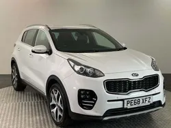 White Used 2017 Kia Sportage GT-Line SUV | £11,990 (A bit pricey)