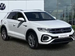Pure white Used 2022 VW T-Roc R-line SUV | £21,992 (Fair price)