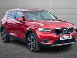 Fusion red Used 2021 Volvo XC40 Inscription SUV | £26,495 (A bit pricey)