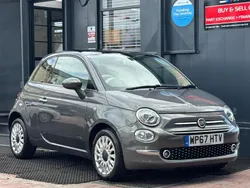 Grey Used 2017 Fiat 500 Lounge Hatchback | £6,340 (Fair price)