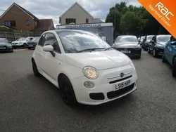 White Used 2015 Fiat 500 S Hatchback | £7,490 (Fair price)