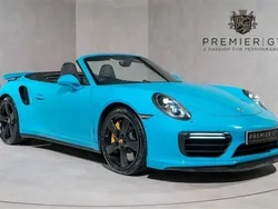 Blue Used 2016 Porsche 911 Turbo S Cabriolet Chrono Cabriolet | £85,995