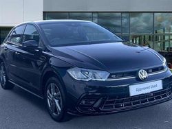 Deep black pearl Used 2024 VW Polo R-line Hatchback | £21,745 (Fair price)