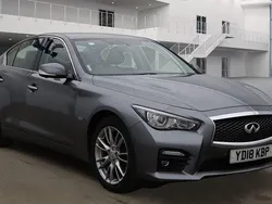 Grey Used 2018 Infiniti Q50 Sport Tech Sedan | £10,495 (A bit pricey)